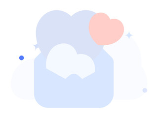 Happy Valentine's Day flat character vector concept business hand drawn illustration
