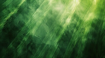 Vintage Green Striped Leaf Texture - Abstract Natural Eco Background