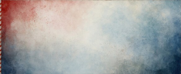 white , blue and red colors with soft faded watercolor star border texture design Memorial or Veterans Day, 4 July, independence day, labor day