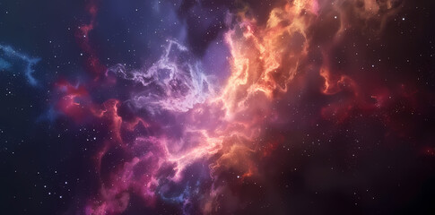 Obraz premium abstract space nebula wallpaper
