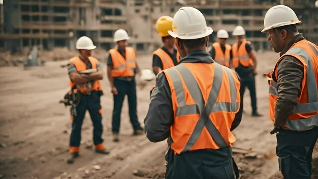 Engineers idoing construction working, construction work, Workers use power tools every break. Concrete at the construction site, engineering jobs, jobs at construction, youtube video, stock jobs	
