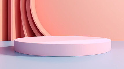 Abstract podium for product display and other demonstrations