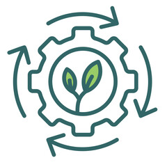 Green Tech Environment Icon