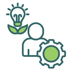 Green Tech Action Icon