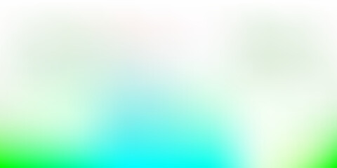 Light Green vector abstract blur backdrop.