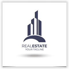 Real estate logo design template