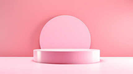 Abstract podium with copy space for product in minimalist style