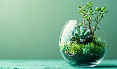 plant in a vase background-generative ai - obrazy, fototapety, plakaty