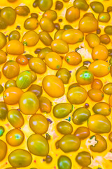 Stock of Yellow Cherry Tomatoes