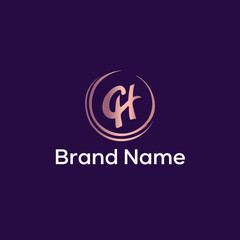 Modern and Elegant Initial Letter CH Logo Designs for Business Branding