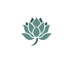 lotus logo design template