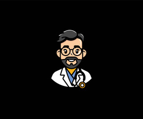 doctor mascot logo design