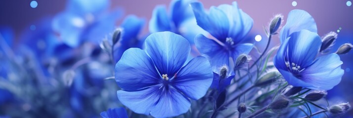 Small Blue Wildflowers