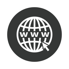 Website icon set. Web icons vector. Black and white background