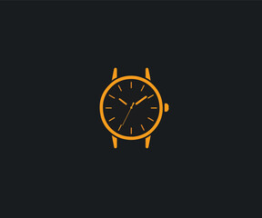 watch logo design template - obrazy, fototapety, plakaty