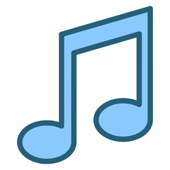 Music Blue Icon
