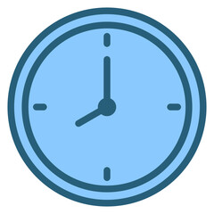 Clock Blue Icon
