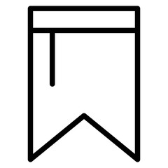 Bookmark Outline Icon