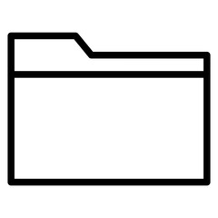 Folder Outline Icon