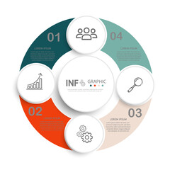 Vector infographics with steps. Use for processes, presentations, workflow layouts, banners, data graphs.