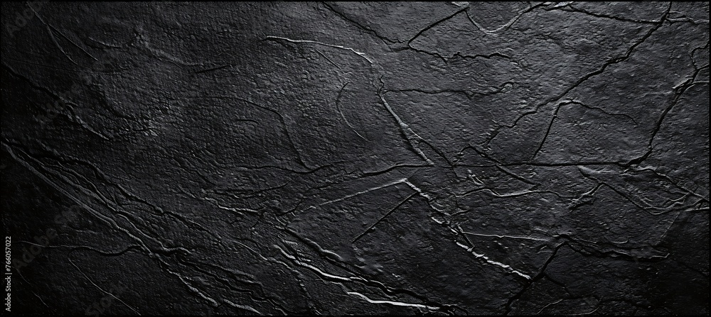 Poster captivating depth: exploring the intricacies of a textured black wall as a dynamic backdrop, evoking