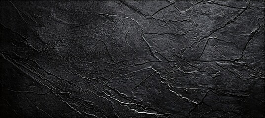 Captivating Depth: Exploring the Intricacies of a Textured Black Wall as a Dynamic Backdrop, Evoking a Sense of Mystery and Elegance