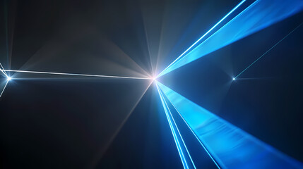 Abstract glowing geometric shapes background