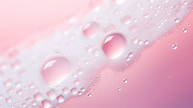 Bubble background with laundry, cleaning service concept