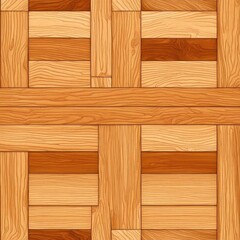 The texture of the parquet.