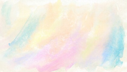 Watercolor style illustration backdrop inspired by a rainbow.