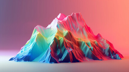 colorful mountains abstract background wallpaper 