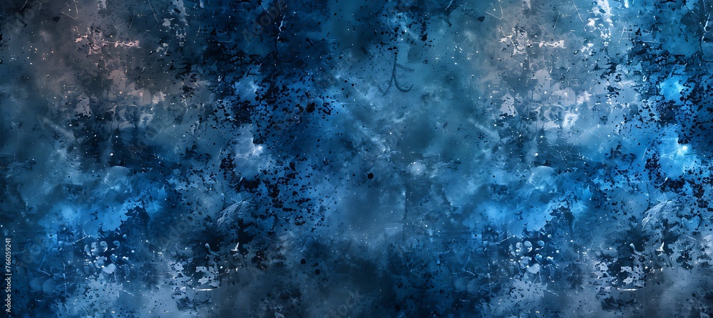 Poster captivating depth: a mesmerizing blue textured backdrop sets the stage for infinite creativity and v