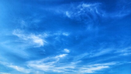 Blue sky background with white clouds. Sky background with white clouds.
