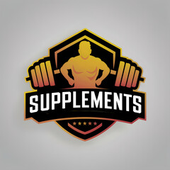 a brand logo for a supplements store. Generative AI