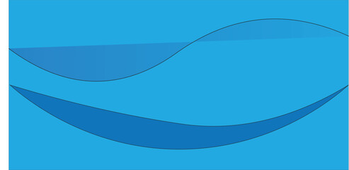 Abstract blue color background. Dynamic shapes composition. Vector illustration