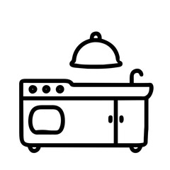 house mini kitchen icon