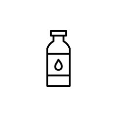 mineral water line icon