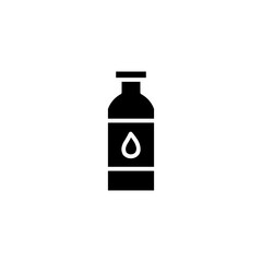 mineral water glyph icon
