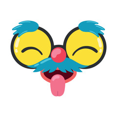 Fototapeta premium fools day funny mask