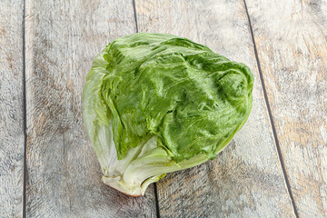Natural organic iceberg salad cabbage