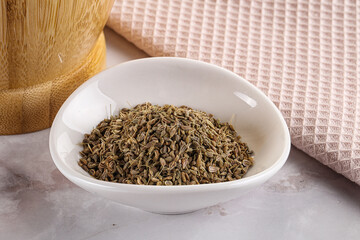 Anise sseds aroma in the bowl