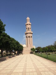 Fototapeta na wymiar Sultane Qabus Mosque, Muscat, Oman