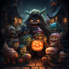 monsters trick or treat