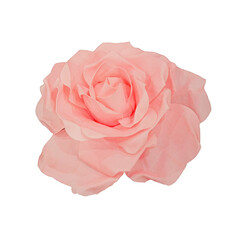 artificial pink rose isolated transparent png