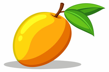 mango-color-vector-white-background.