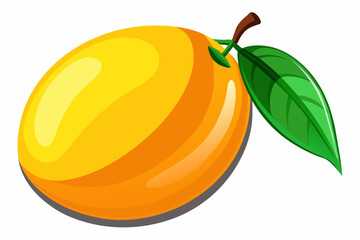 mango-color-vector-white-background.