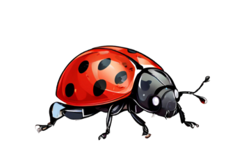 ladybug isolated