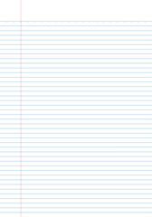 Fototapeta premium Notebook paper background. Lined notebook paper