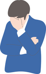 Depressed Man In A Suit