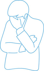 Depressed Man in A Suit